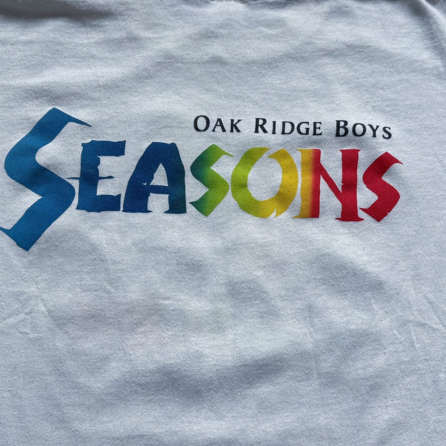 1986 Vintage Western Oak Ridge Boys “Seasons” Country Concert T-Shirt | Made In USA