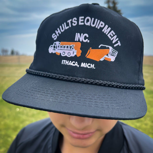 Vintage Schultz Equipment INC. Snapback Hat Ithaca, MI | Deadstock