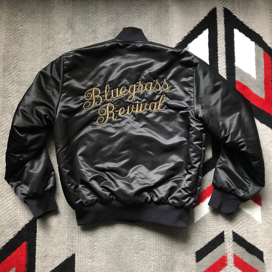 Vintage Men’s Vandervoort Nylon Bomber Jacket Bluegrass Rivival “John” | Made in USA