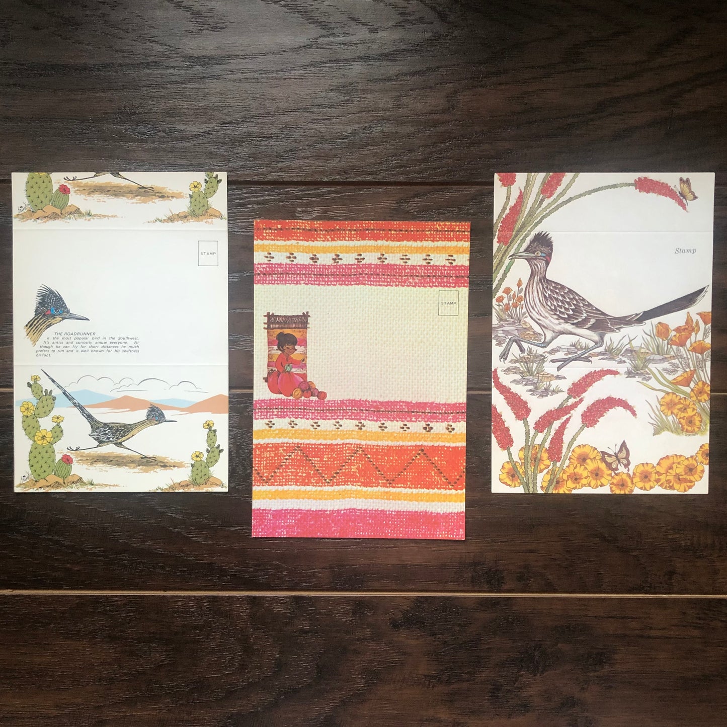 Vintage Southwestern Seal-A-Letter Stationary Set | Meza, Arizona