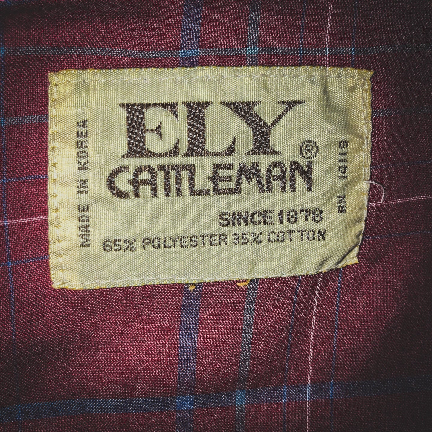 1980'S ELY Cattleman Men's Vintage Western Rockabilly Shirt with Pearl Snap Buttons