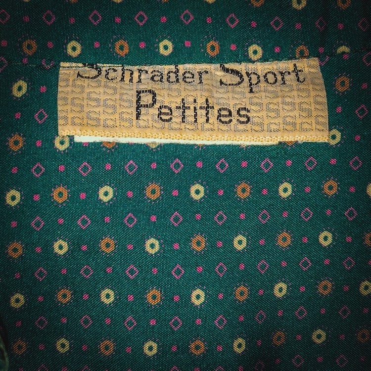 Adorable 1980's Vintage Women's Schrader Sport Petites Belted Teal Dress  Size 8-see measurements