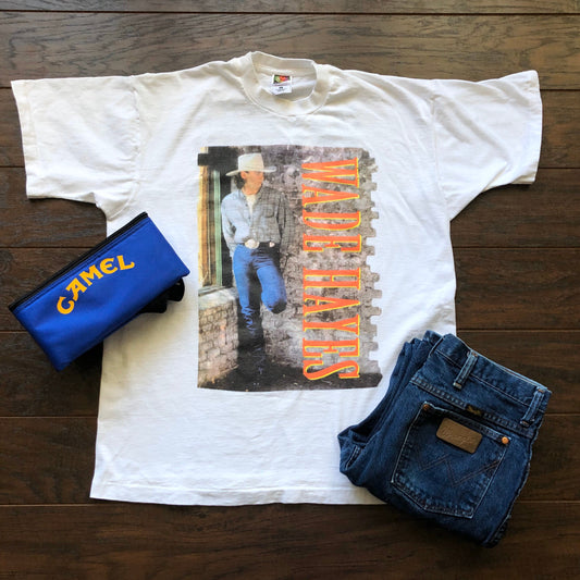 95’ Vintage Wade Hayes Country Concert T-shirt | Old Enough To Know Better Still To Young To Care