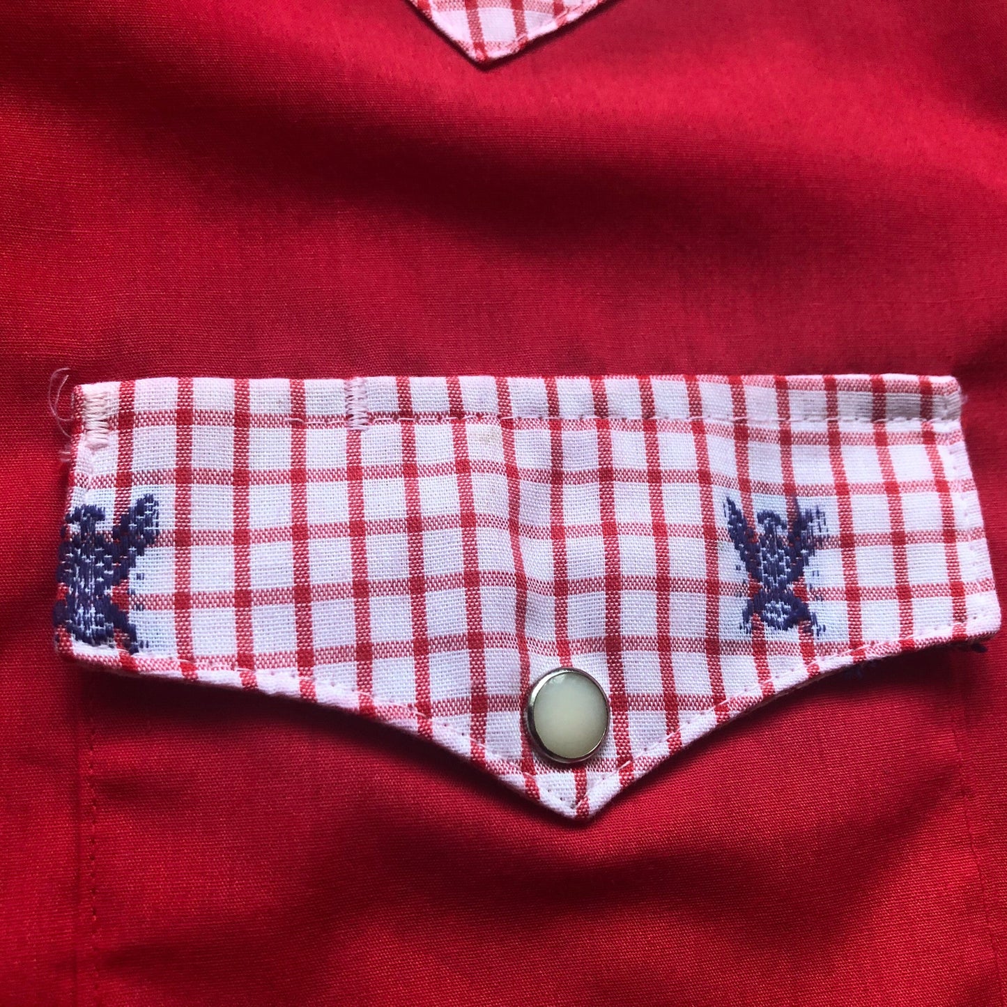 70’s Vintage Western Men’s Rappers Shirt with Snap Buttons