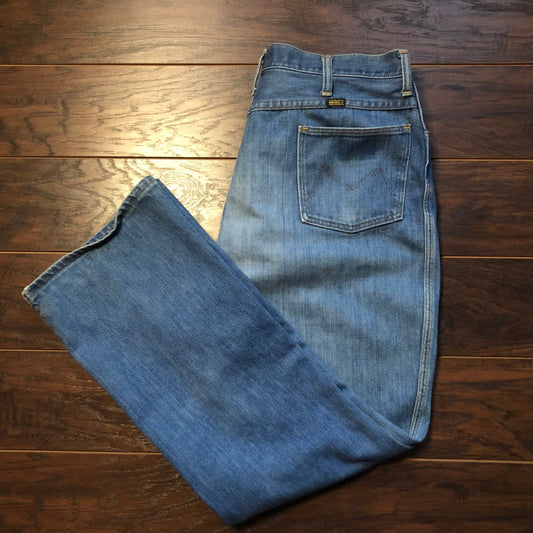 Vintage Western Men’s Maverick Blue Bell Flare Bottoms