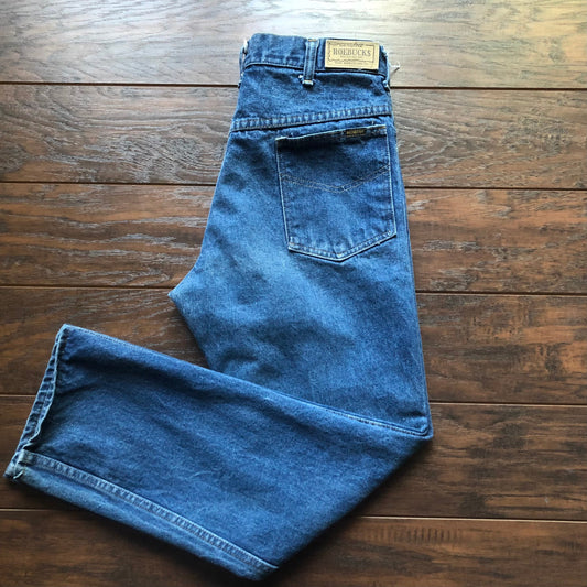 70’s Vintage Western Genuine Roebucks High Waisted Jeans