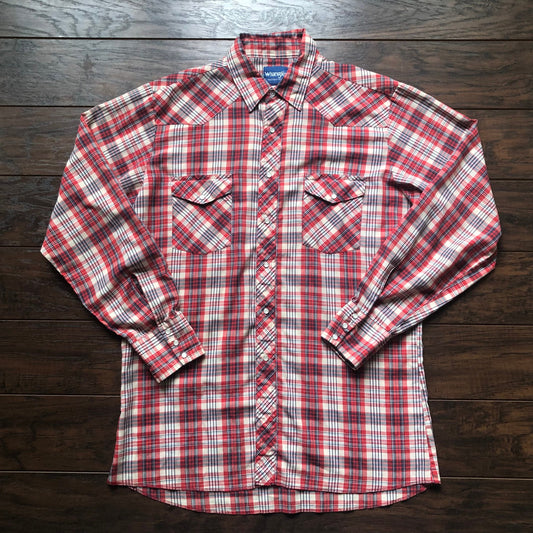 Vintage Western Men’s Wrangler Snap Button Shirt