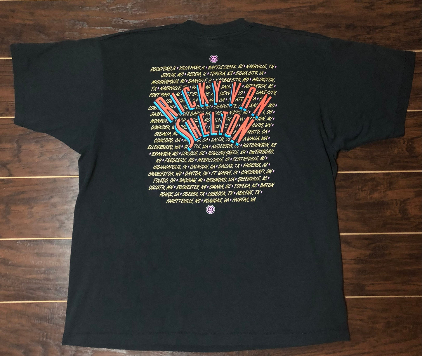 92’ Vintage Western Ricky Van Shelton Concert T-Shirt | Richards & Southern