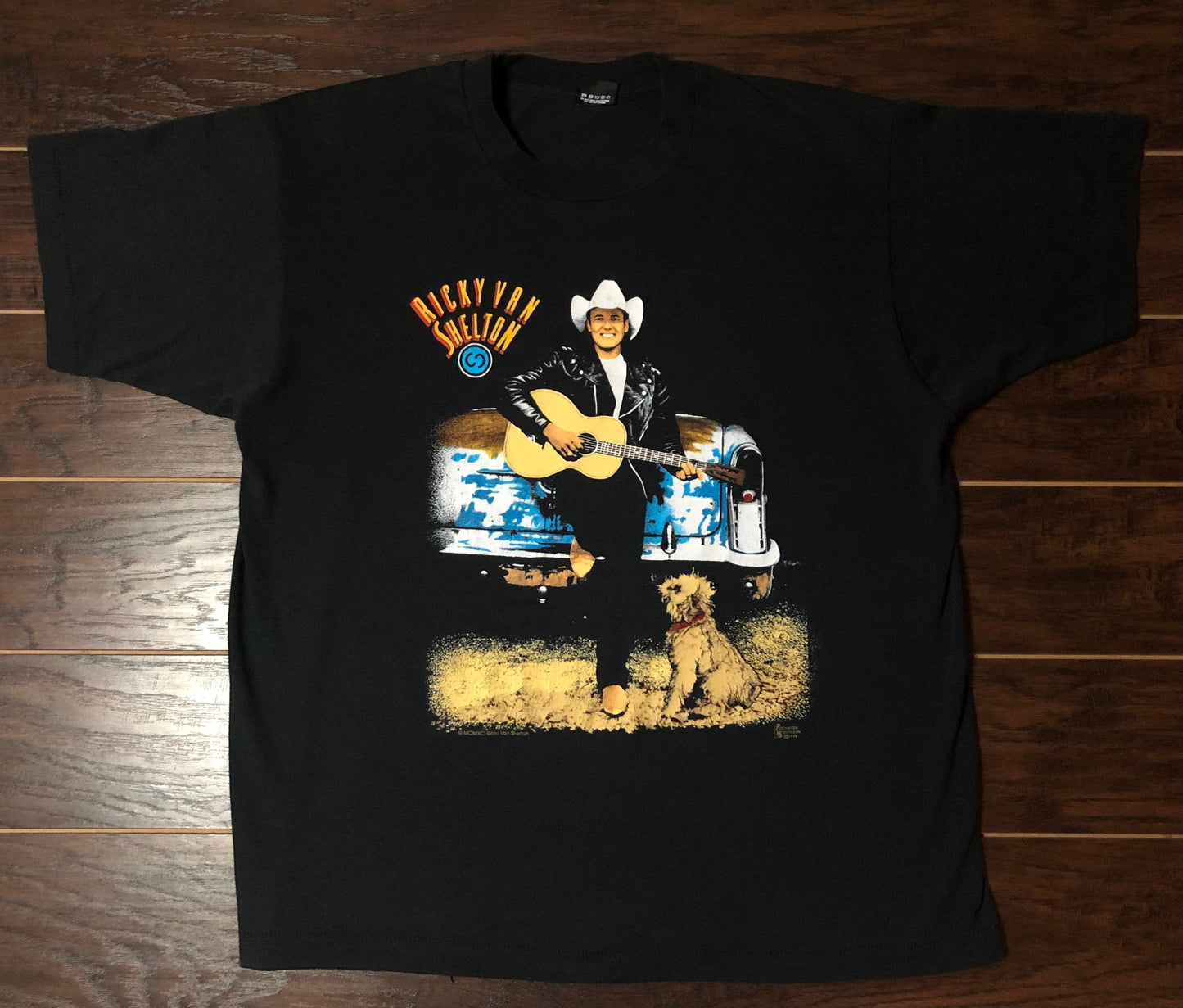 92’ Vintage Western Ricky Van Shelton Concert T-Shirt | Richards & Southern