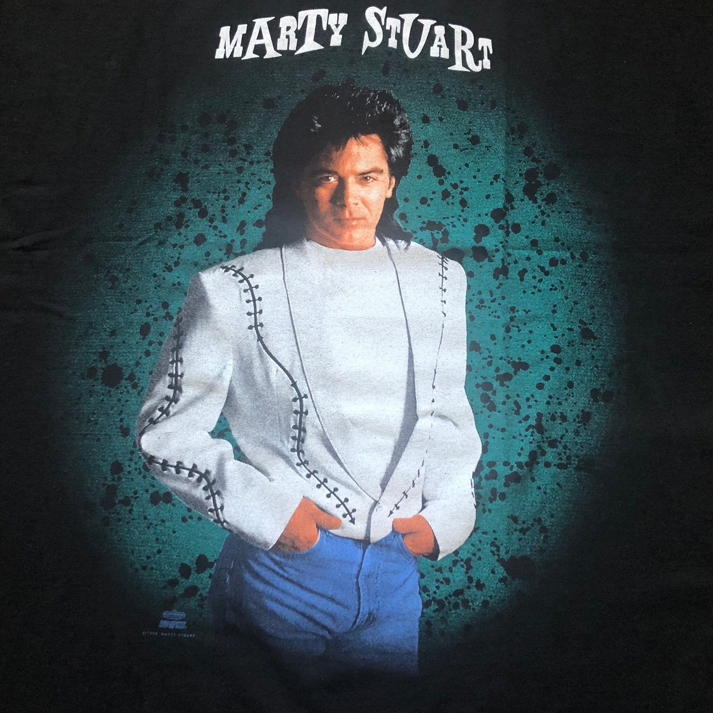 1992 Vintage Western Marty Stuart Country Music Concert T-Shirt