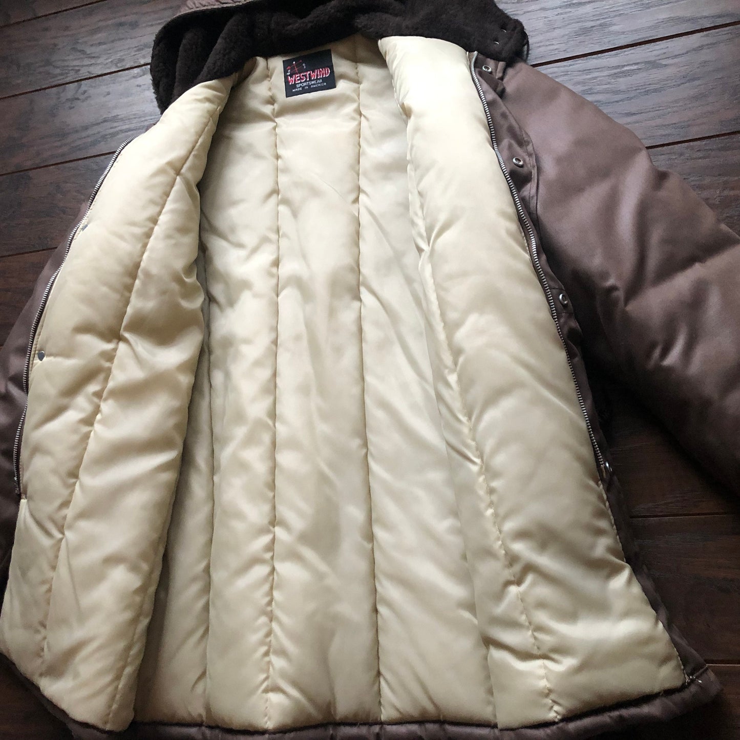 Deadstock 70’s/80’s Vintage Westwind Sportswear Winter Jacket with Faux Gur Lined Hood | Made in America