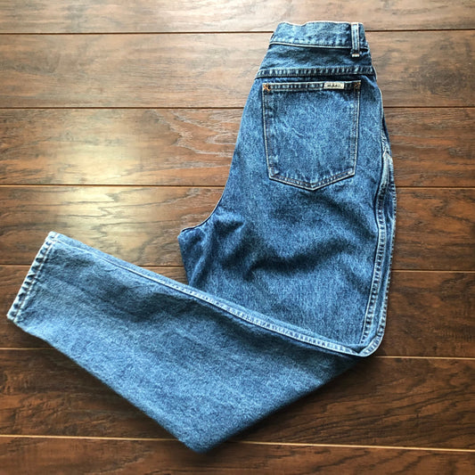 Vintage High Waisted Pleated Bill Blass MOM Jeans | Made in Hong Kong