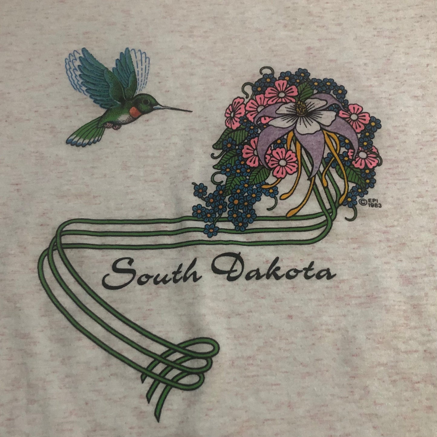 1983 Vintage South Dakota Souvenir T-Shirt | Made in USA