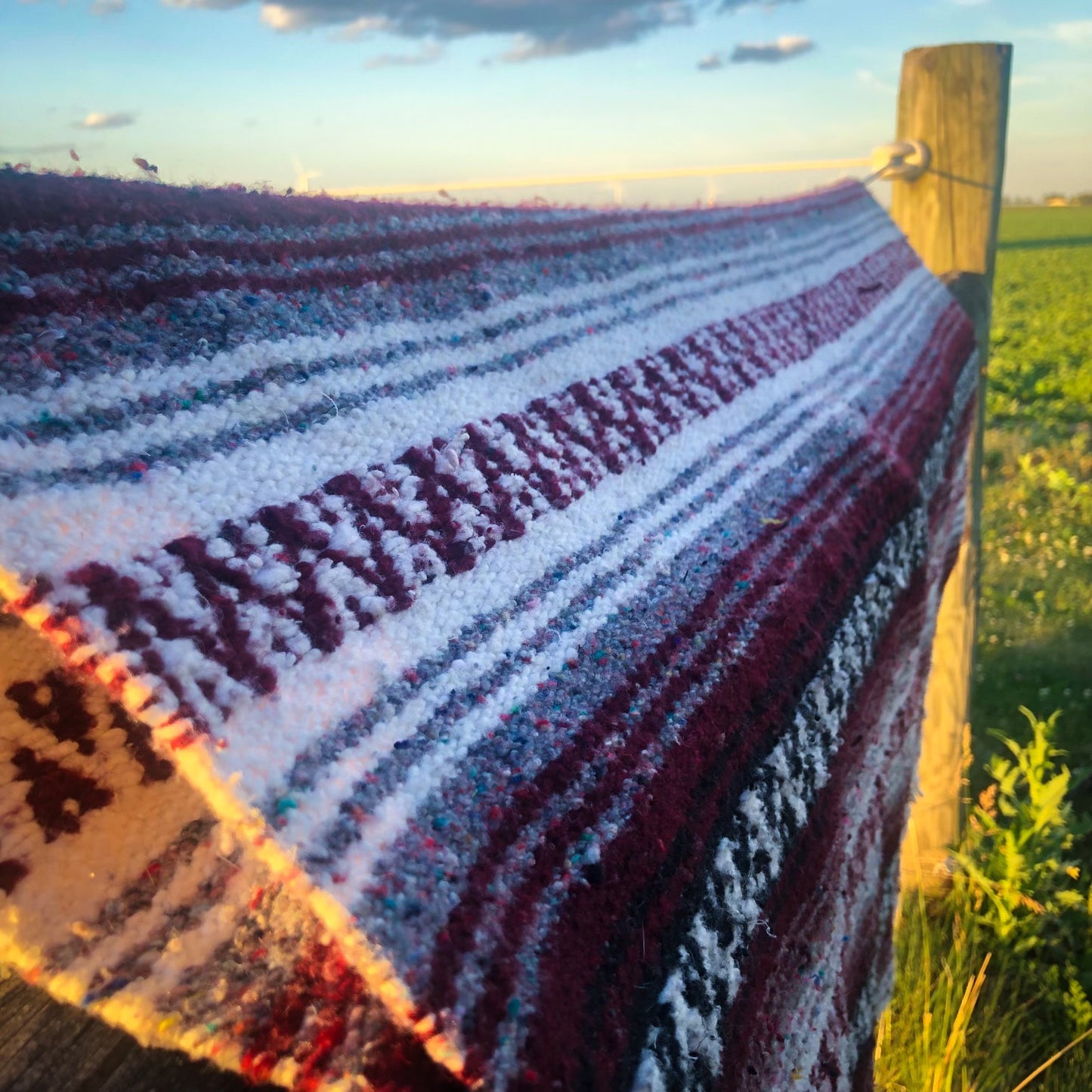 Vintage Boho Southwestern Style Blanket with Fringe