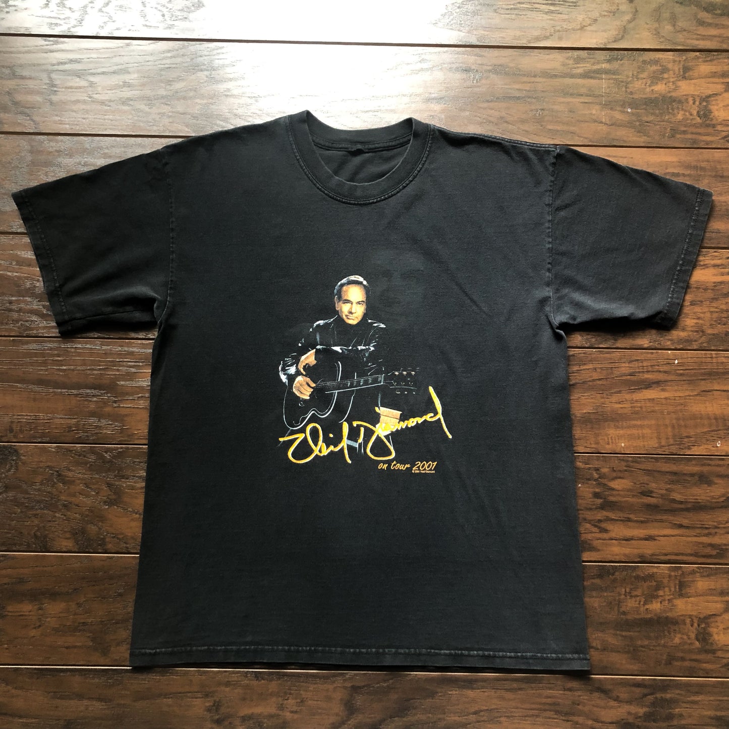 2001 Vintage Neil Diamond On Tour Concert T-Shirt