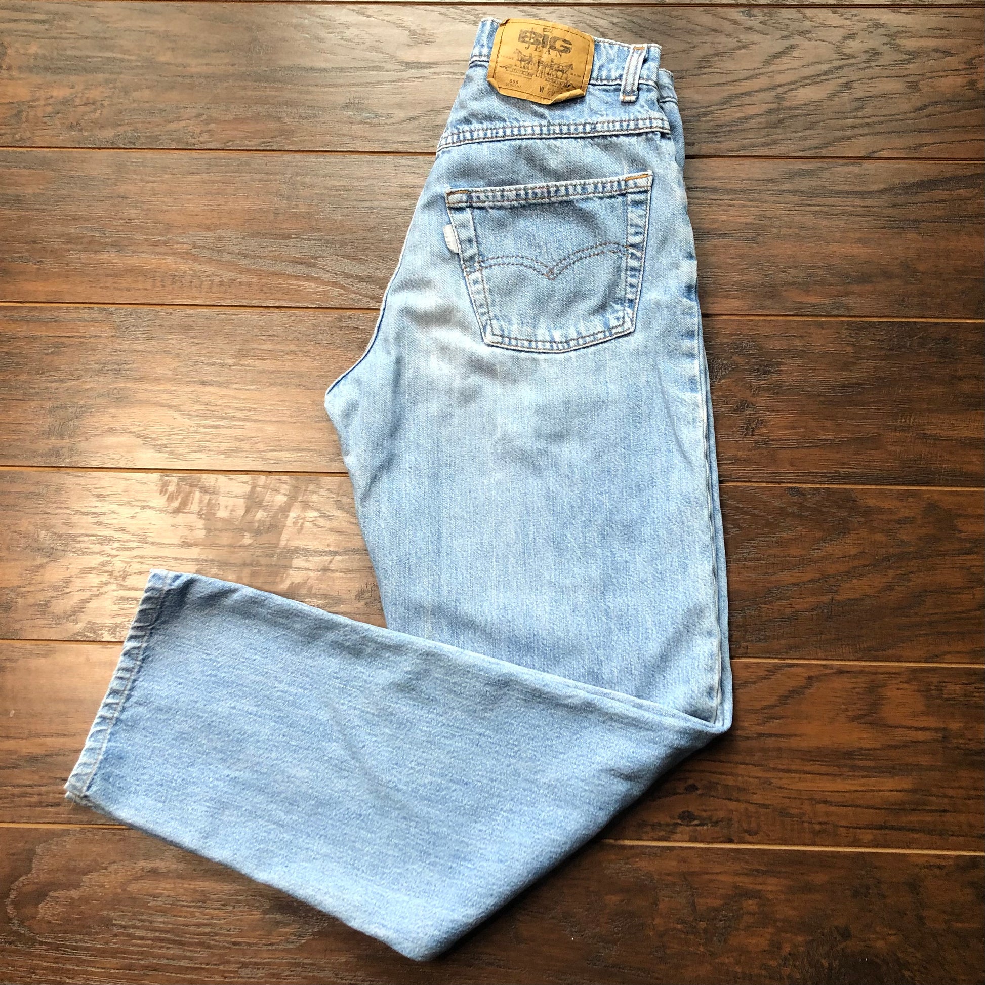 Vintage 555 Student Levis Silver Tab Big Jeans | Made in USA