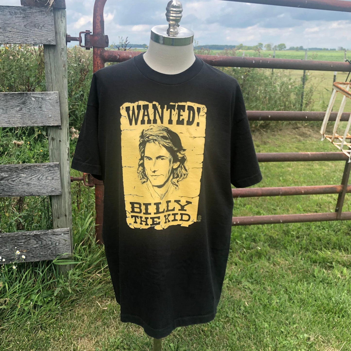 1992 Vintage Western Billy Dean Country Concert T-Shirt | Billy The Kid