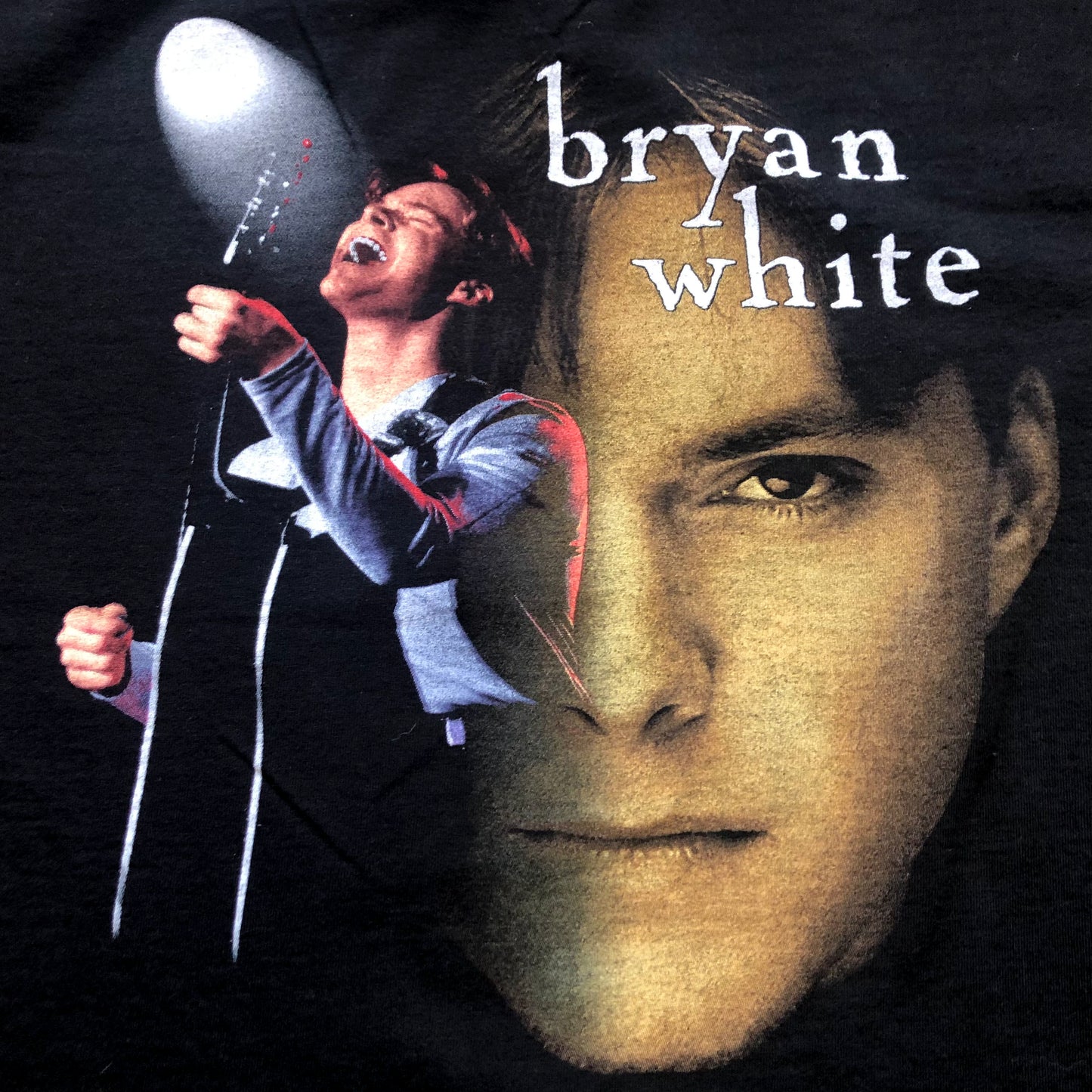 1997 Vintage Western Bryan White “Sittin’ On Go” Country Concert Tour T-Shirt