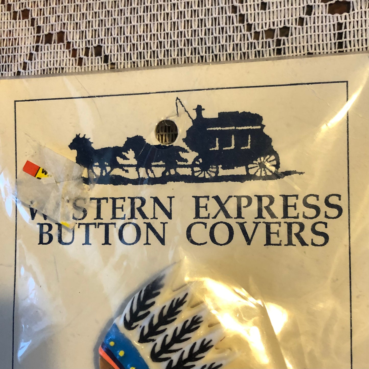 New Old Stock Western Express Button Covers | Made in Taiwan