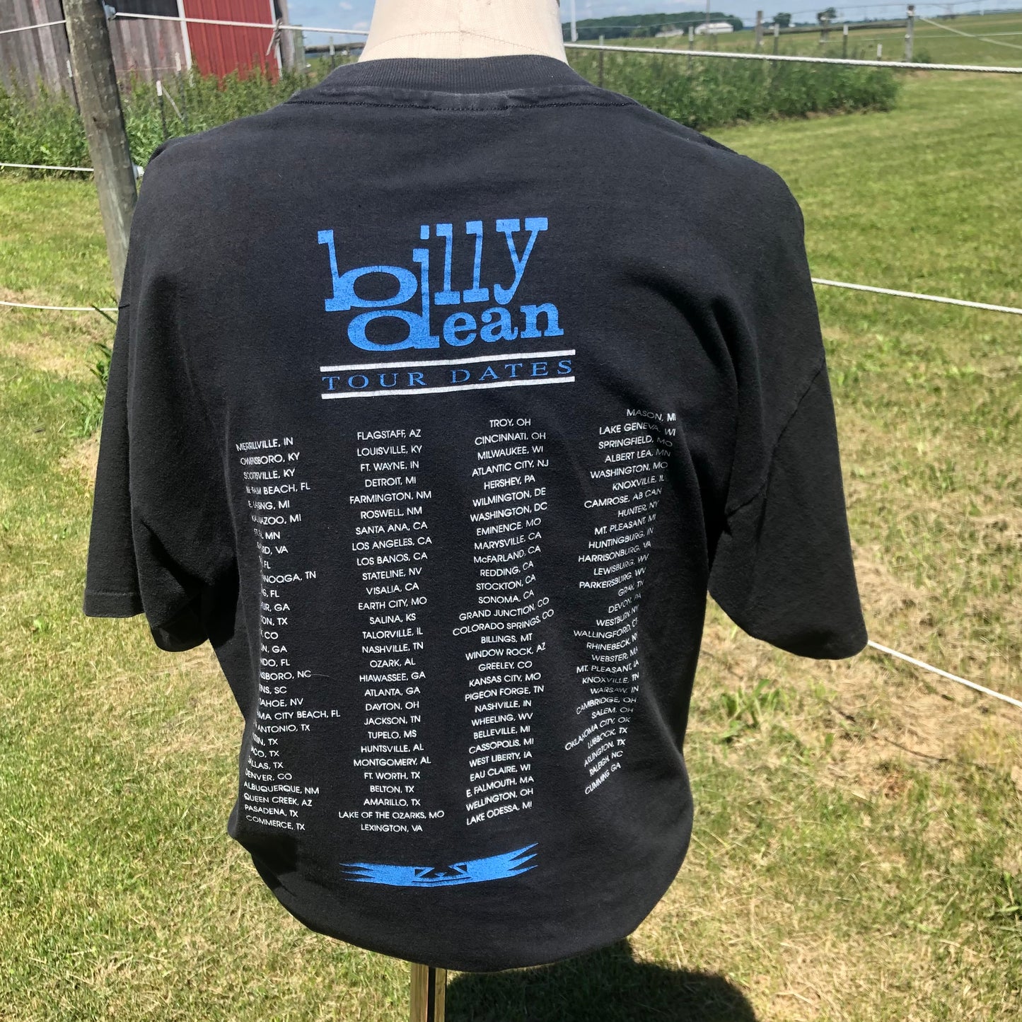 1995 Vintage Billy Dean Country Concert T-shirt