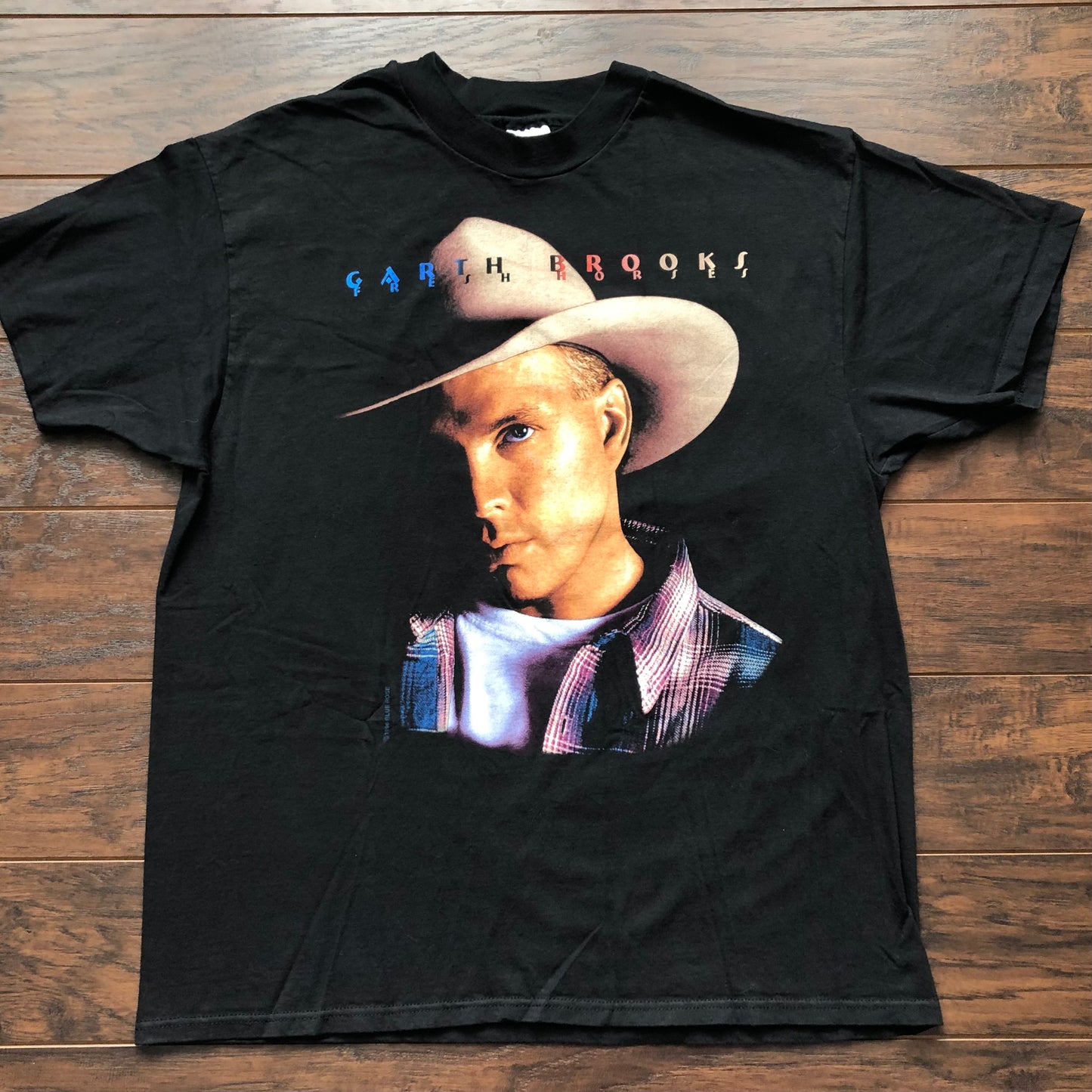 1996 Vintage Western Garth Brooks “Fresh Horses” Country Concert T-Shirt