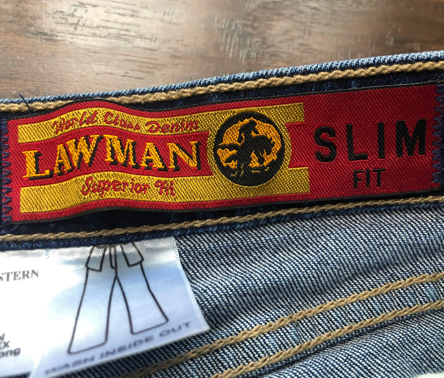 Vintage Western Women’s Lawman Jeans with Rhinestones | Superior/Slim Fit