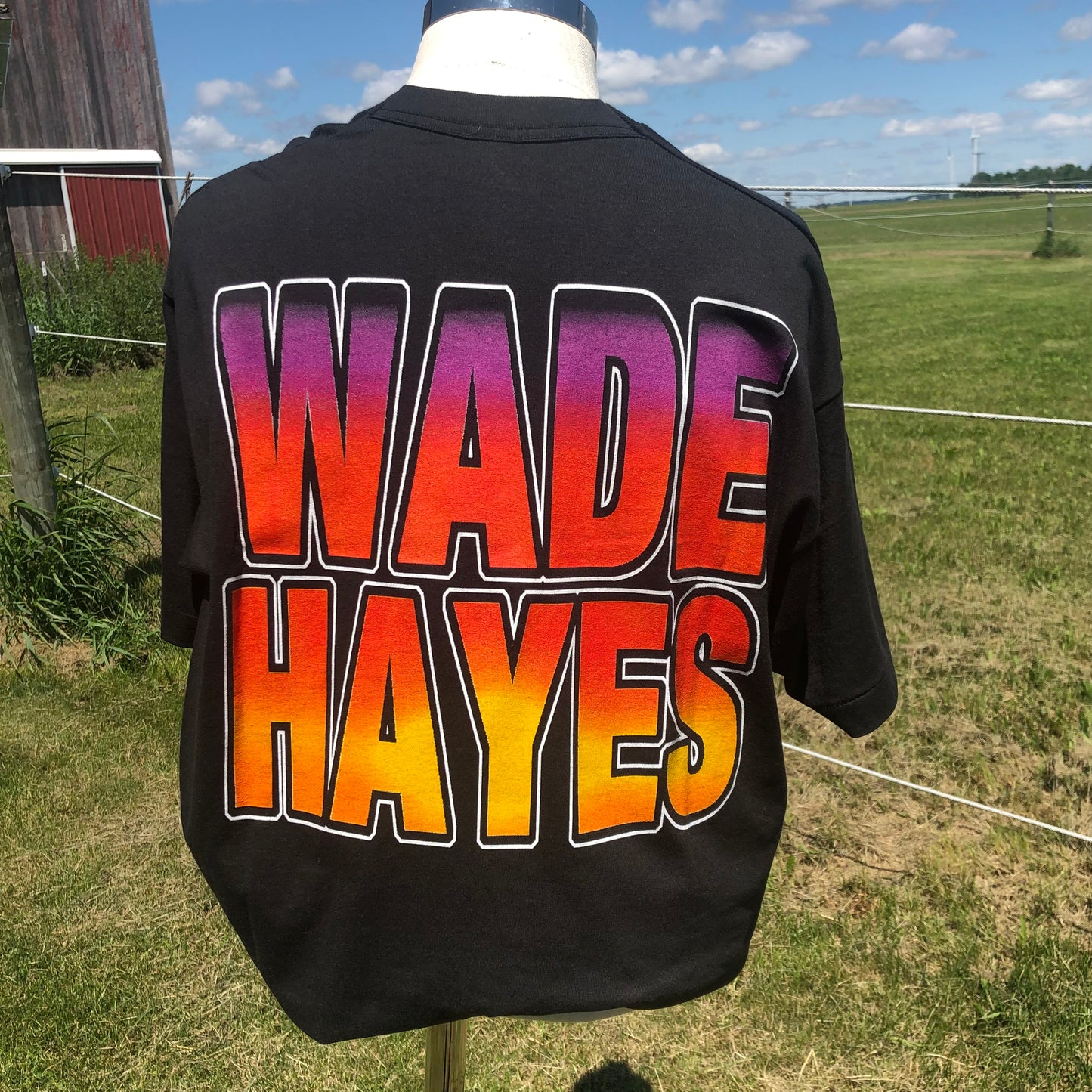 1995 RARE Vintage Western Wade Hayes Country Concert T-Shirt