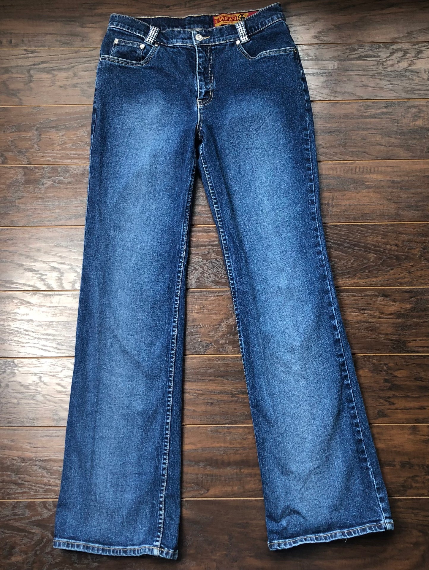 Vintage Western Women’s Lawman Jeans with Rhinestones | Superior/Slim Fit
