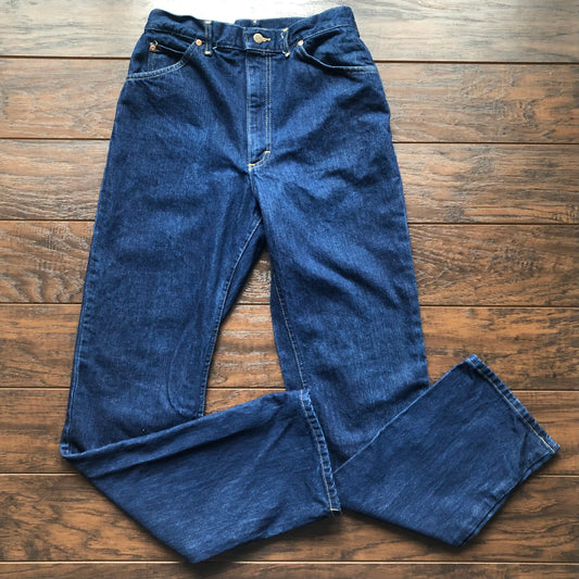 80’s Vintage Western Women’s Lee Dark Wash Jeans | Made in USA