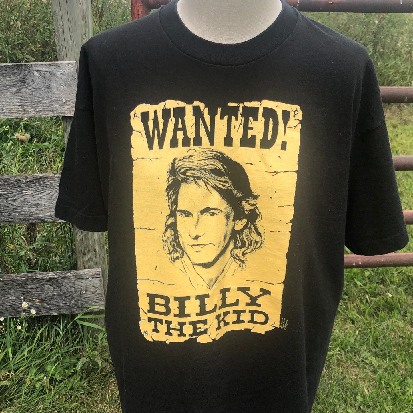 1992 Vintage Western Billy Dean Country Concert T-Shirt | Billy The Kid