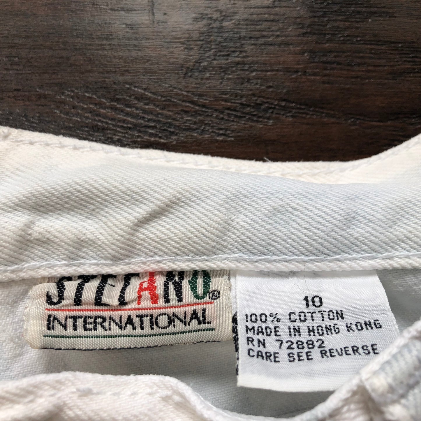 80’s Vintage Women’s High Waisted Stefan’s International Striped Jeans | Made in Hong Kong