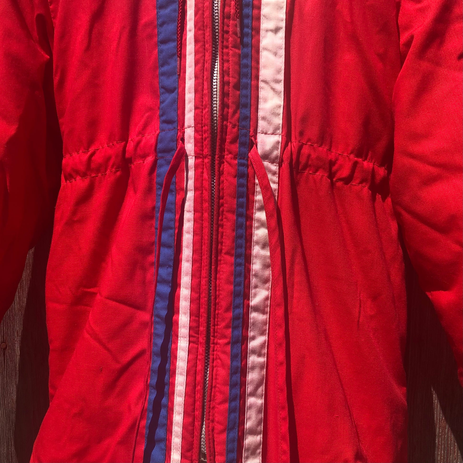 80 s Girls Weather Tamer Winter Jacket with Faux Sherpa Lining