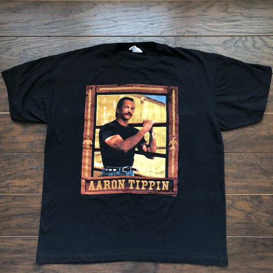 1995 Vintage Western Aaron Tippin Country Concert T-Shirt