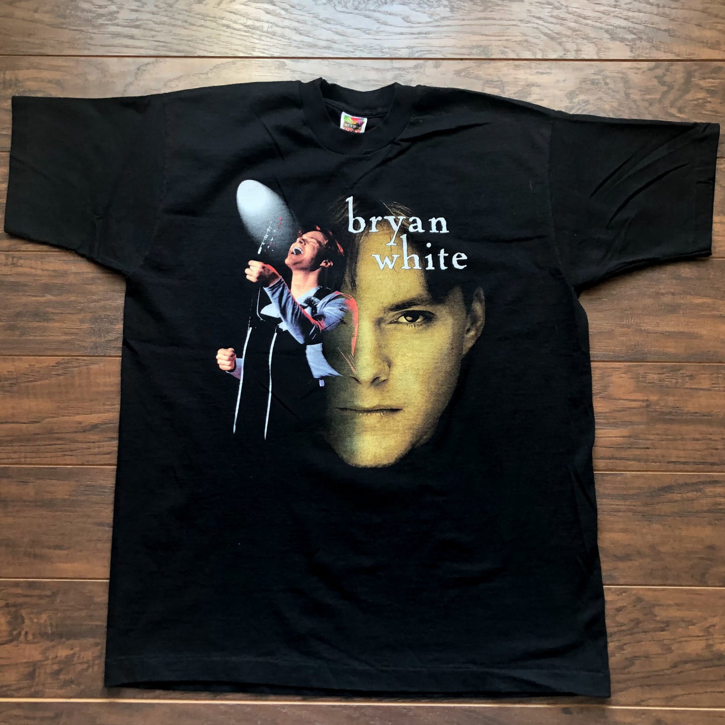 1997 Vintage Western Bryan White “Sittin’ On Go” Country Concert Tour T-Shirt