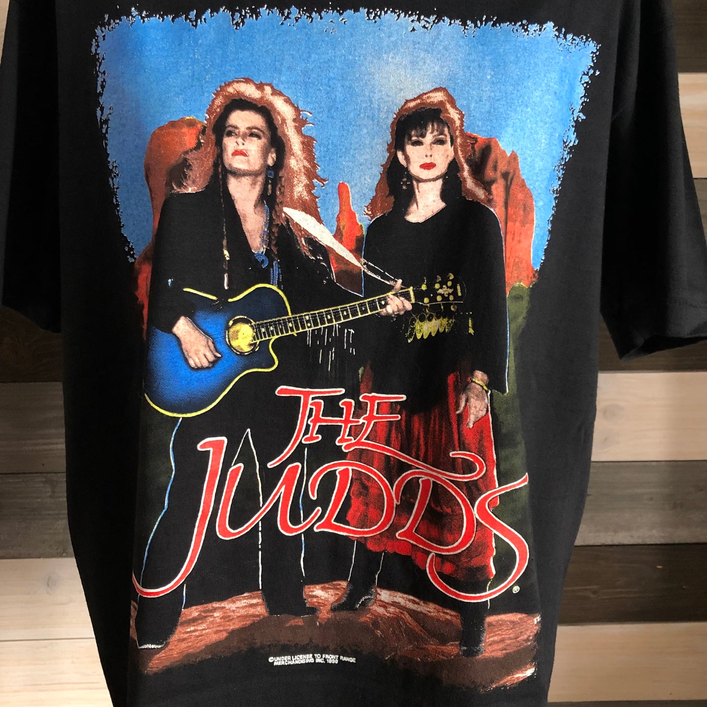 1990 Vintage Western The Judds Farewell Tour “Love Can Build A Bridge” Concert T-Shirt | Deadstock