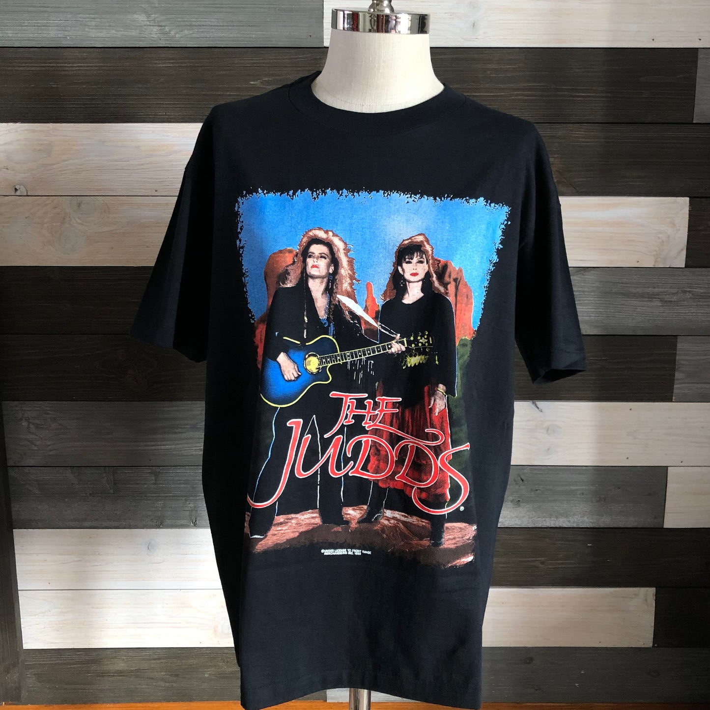 1990 Vintage Western The Judds Farewell Tour “Love Can Build A Bridge” Concert T-Shirt | Deadstock