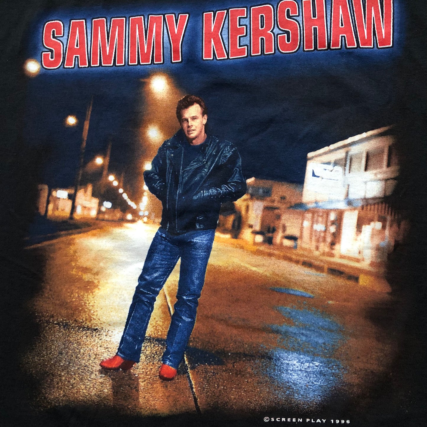 1996 Vintage Western Sammy Kershaw “ Politics, Religion and Her” Country Concert T-Shirt