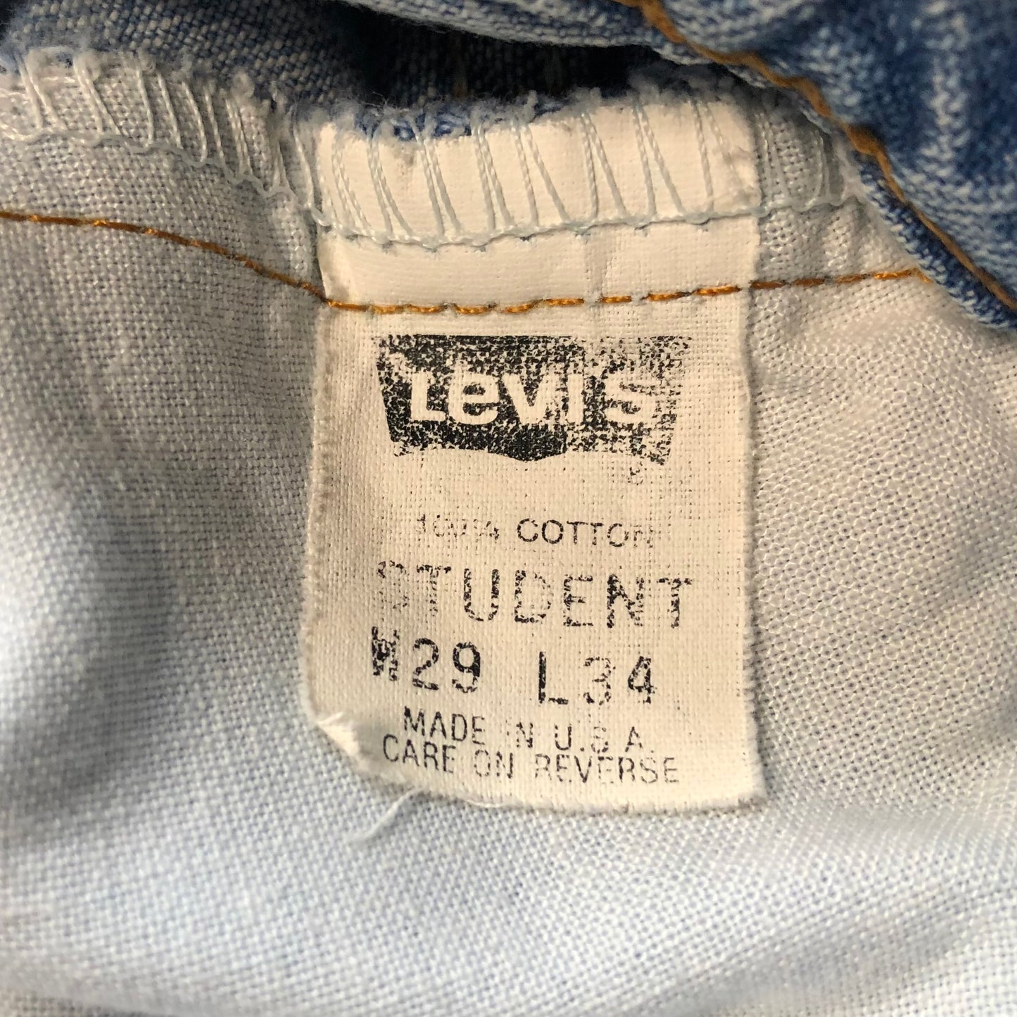 Vintage 555 Student Levis Silver Tab Big Jeans | Made in USA