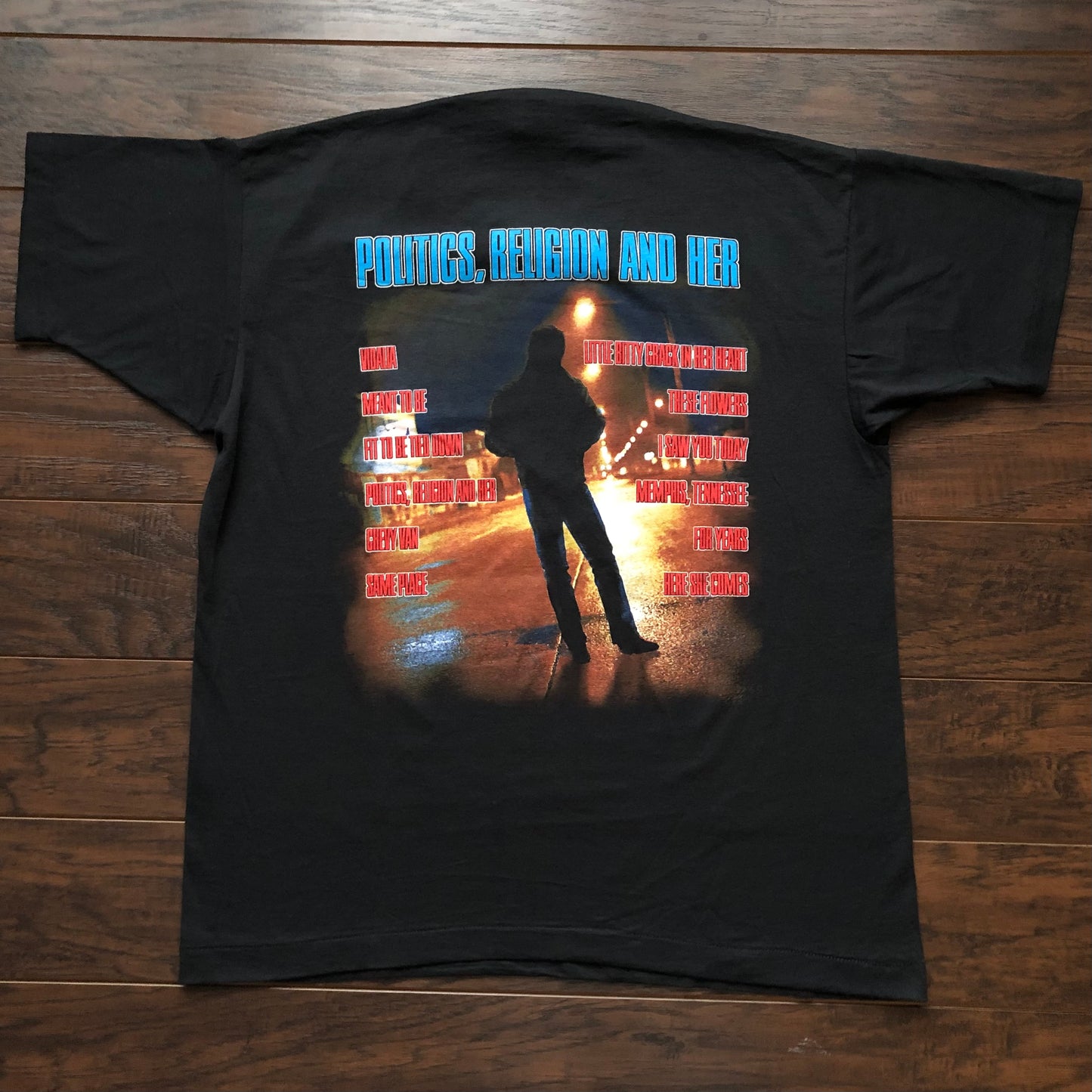 1996 Vintage Western Sammy Kershaw “ Politics, Religion and Her” Country Concert T-Shirt