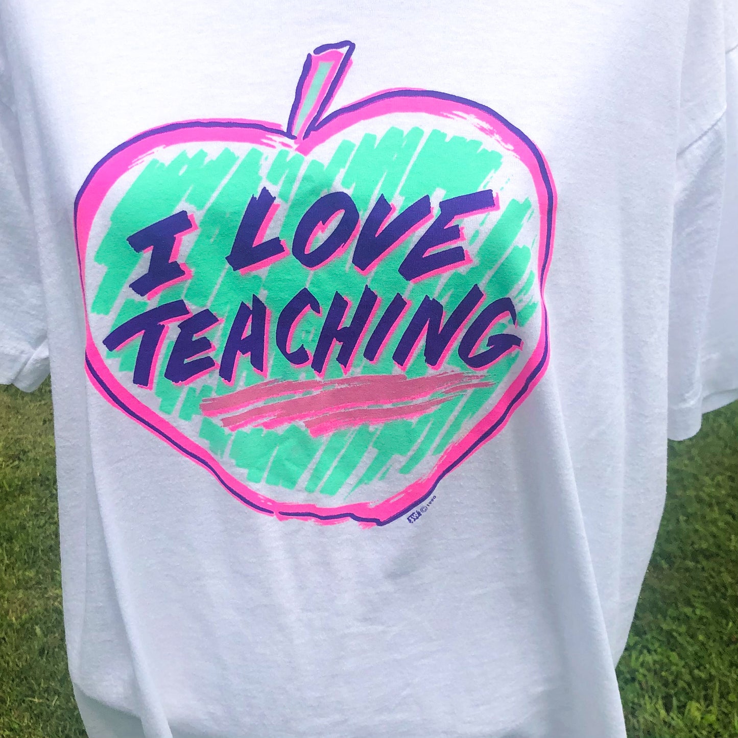 1990 Vintage “I Love Teaching” T-Shirt | Made in USA