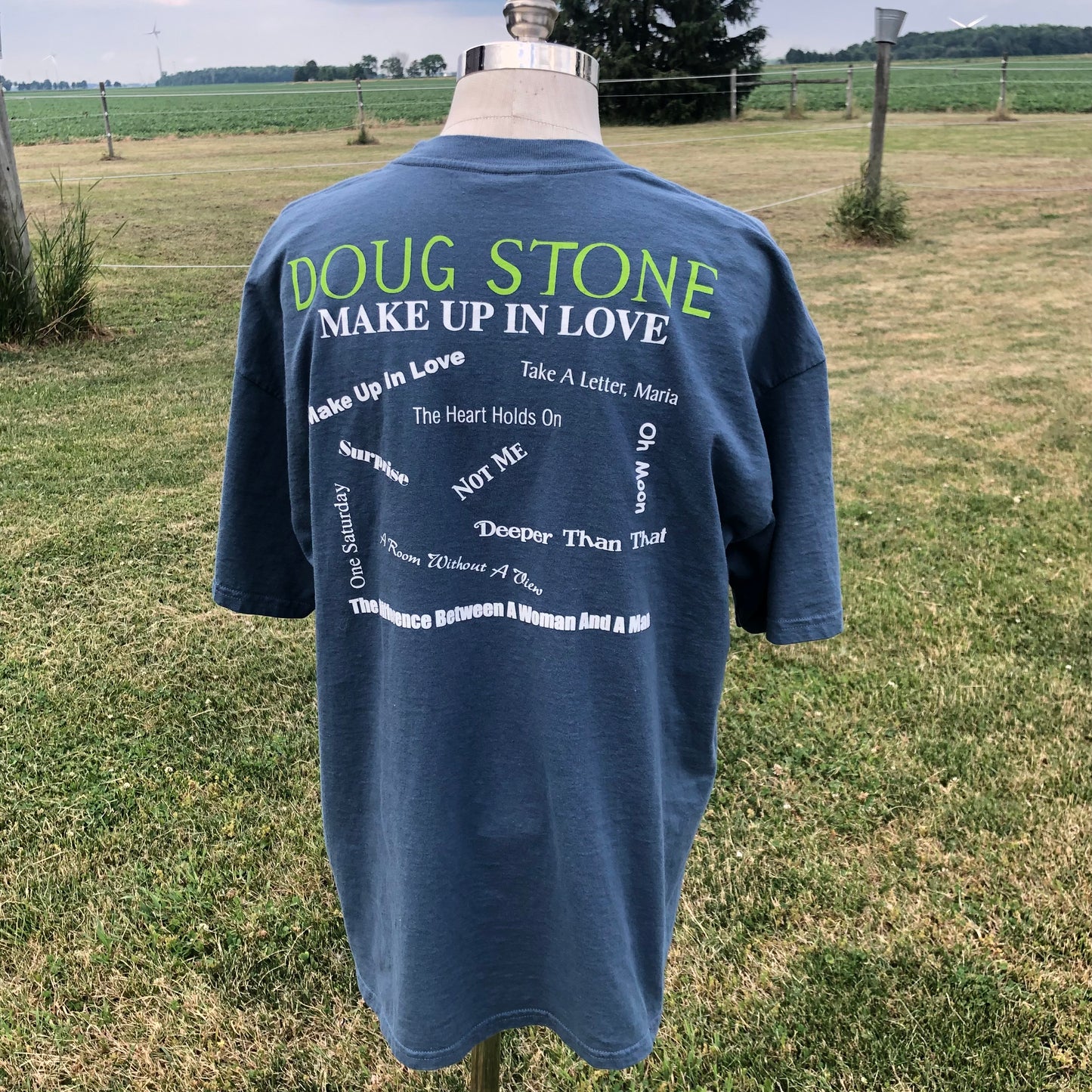 1999 Vintage Western Doug Stone “Make Up In Love” Country Concert T-Shirt - RARE