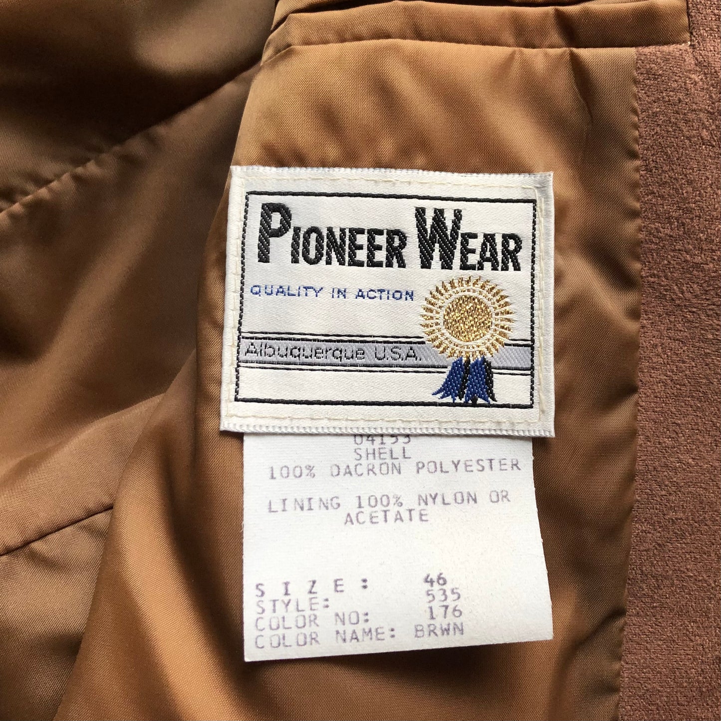 Vintage Western Men’s Pioneer Wear Blazer | Made in USA